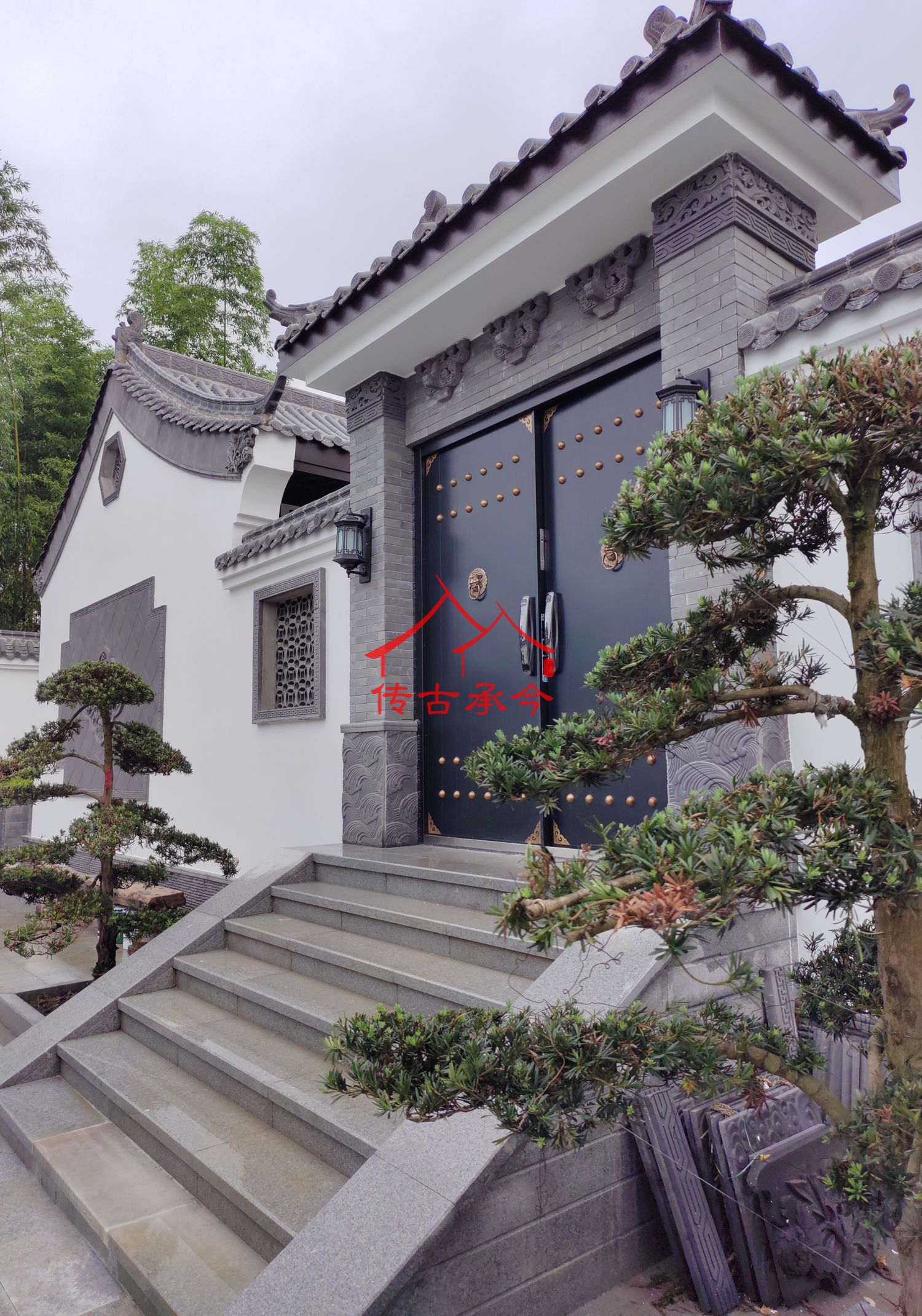 中式門樓實(shí)景