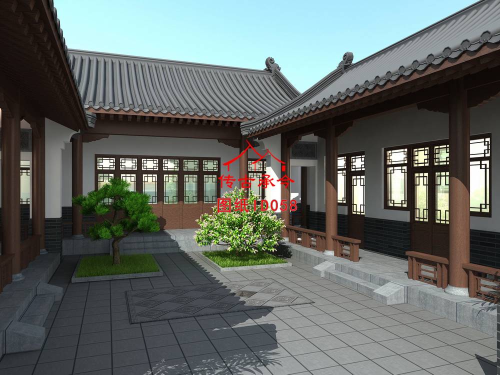 九進(jìn)九出四合院設(shè)計(jì)