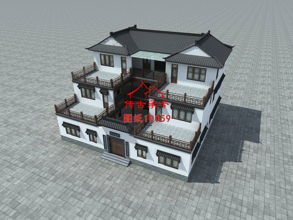 平房四合院房子設(shè)計圖農(nóng)村 