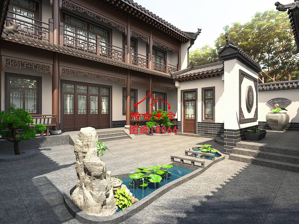 中式仿古四合院設(shè)計(jì)圖