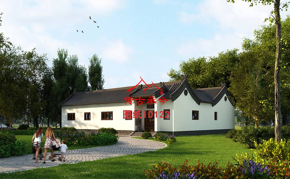 四水歸堂外立面圖