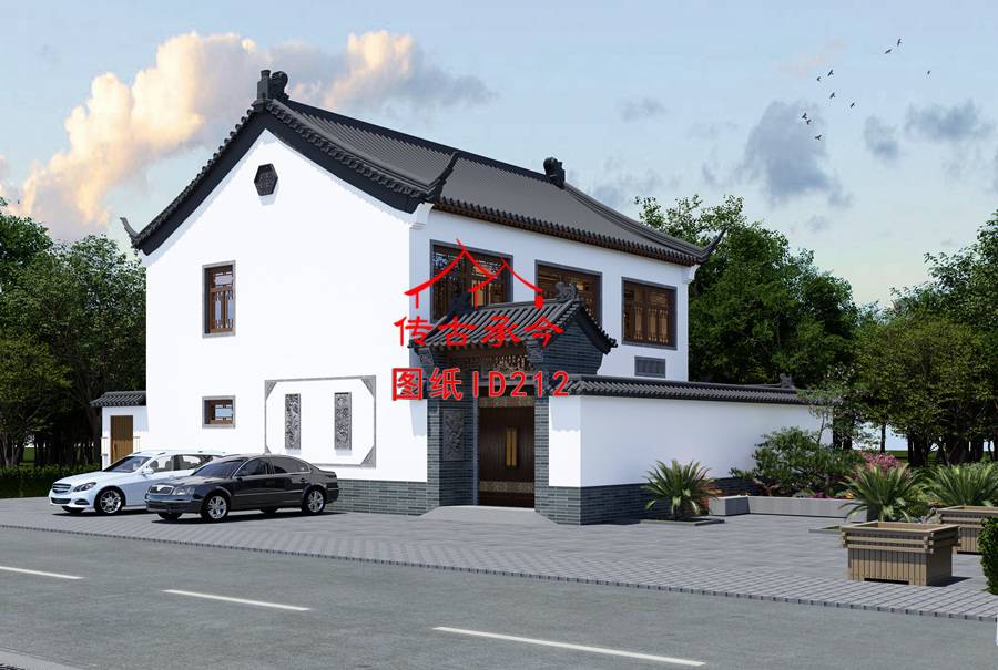 50萬農(nóng)村小型新中式合院