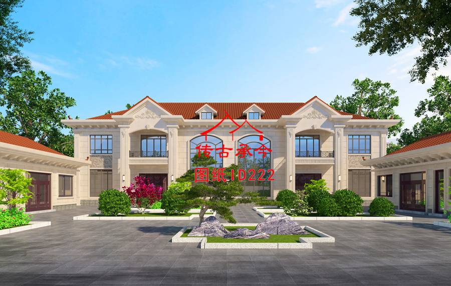 院內景觀設計效果圖