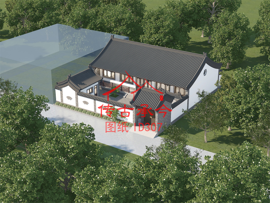 小型合院效果圖