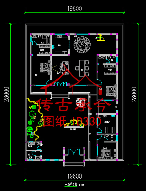 蘇派合院平面圖
