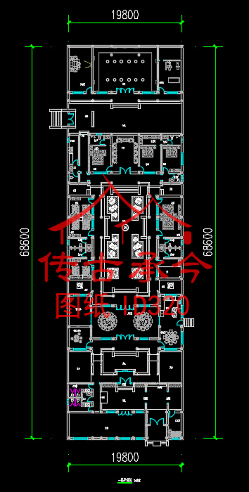 四進(jìn)四合院平面圖