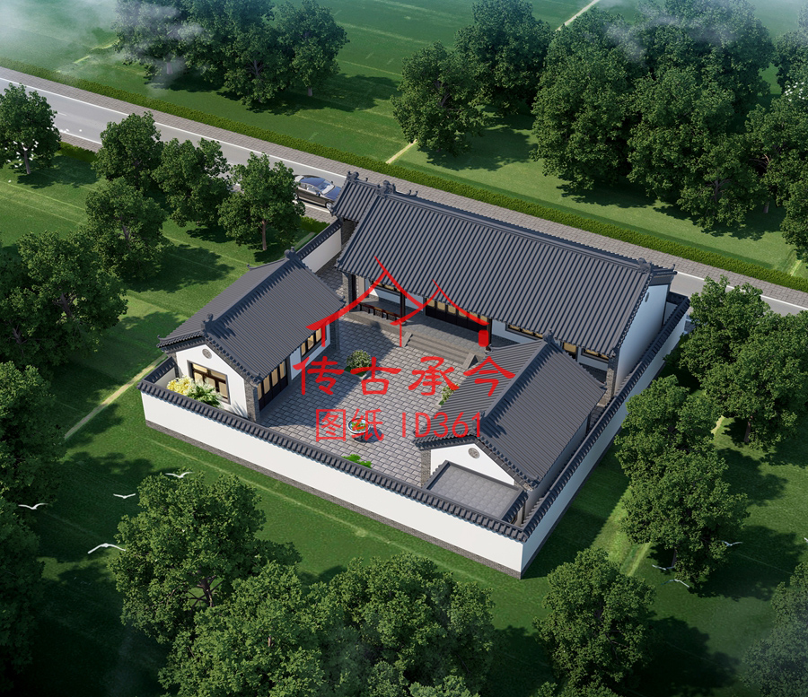 農(nóng)村小型三合院設(shè)計(jì)