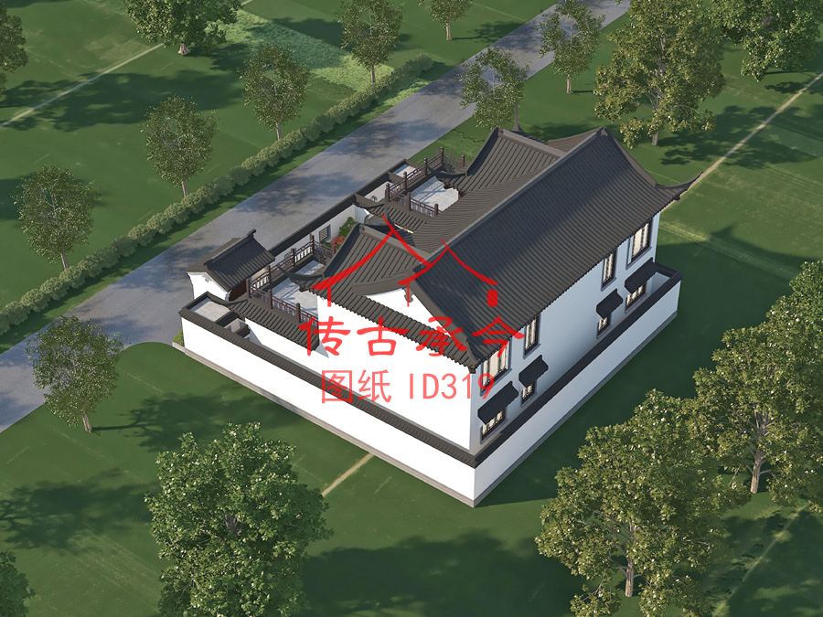 二層蘇派合院主房效果圖