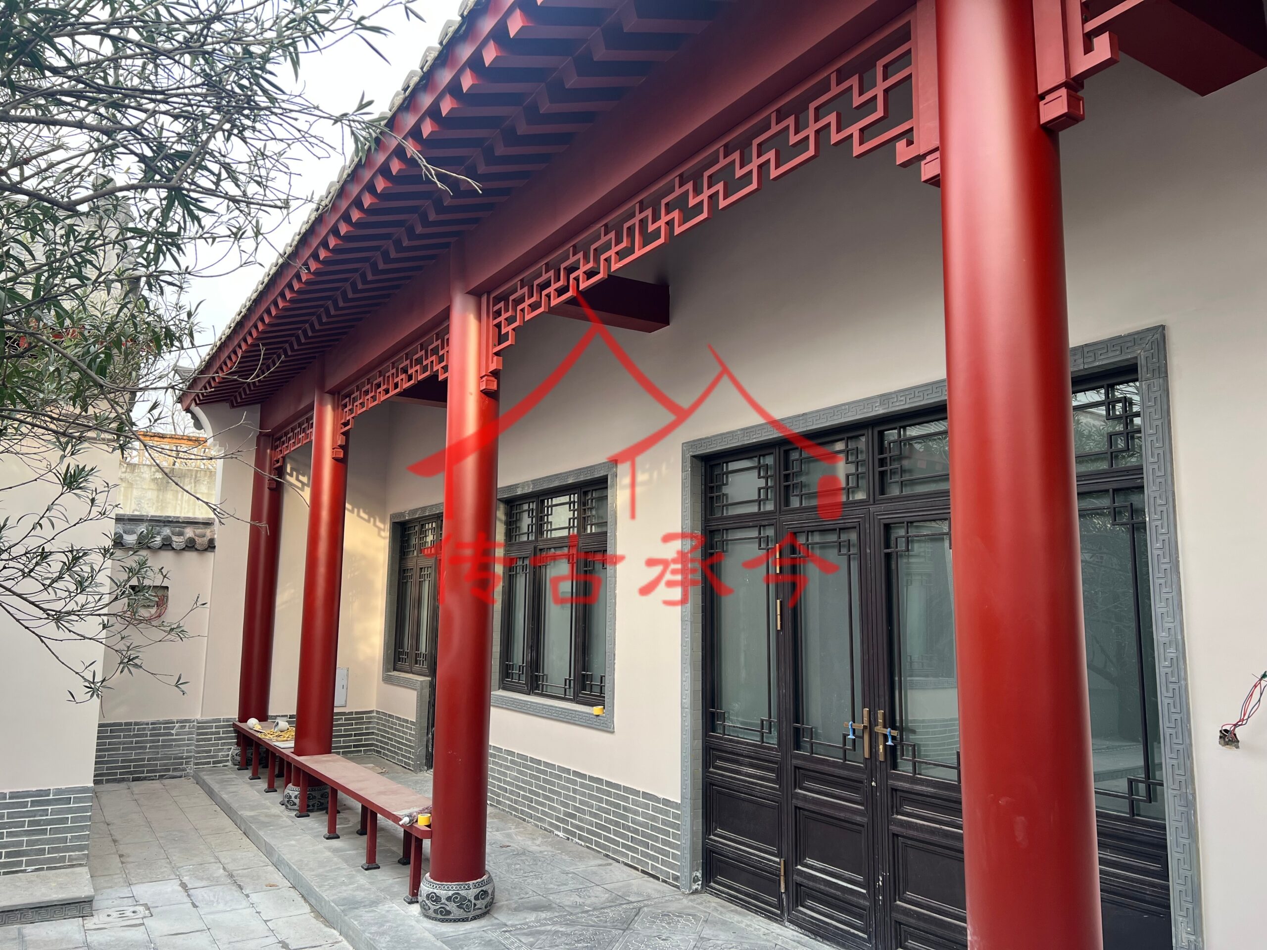 老北京四合院設(shè)計圖及效果圖