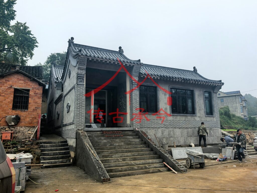 中式四合院鳥瞰圖