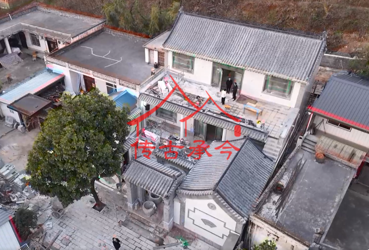 中式仿古四合院效果圖